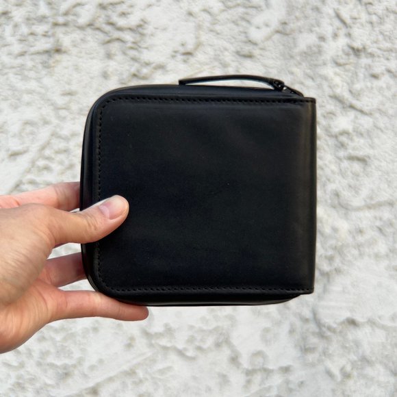 ANN DEMEULEMEESTER - Black Alana Zip Wallet - Genuine leather - Picture 2 of 8